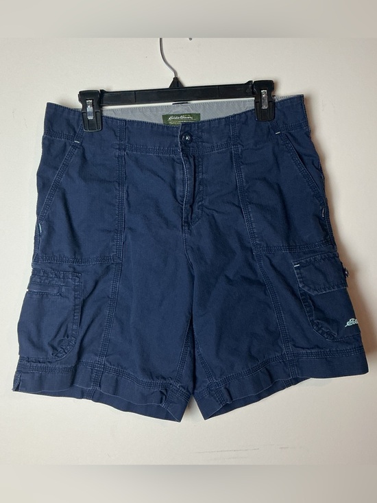 Eddie Bauer Pants - Eddie Bauer Navy Blue Cargo Shorts Women’s Size 6